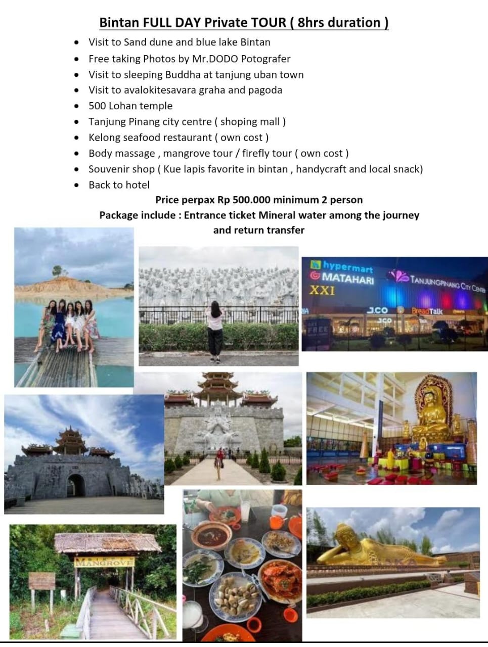 Bintan Full Day Private Tour